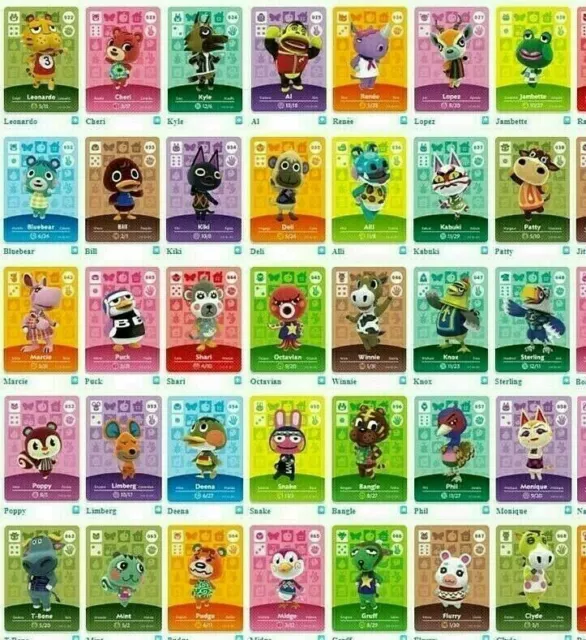 Series 1 001-100 Animal Crossing New Horizons Amiibo Card NS Switch 3DS GameCard