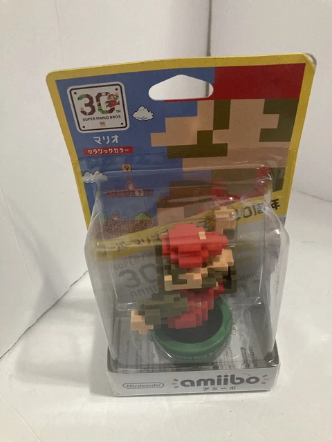 Nintendo Amiibo Mario 30th Anniversary Series Classic Color 8-bit Nintendo Amiibo Mario 30th Anniversary Series Classic Color 8-bit