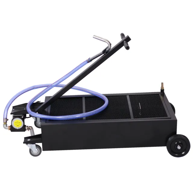 20 gallon low profile oil drainer with electric pump