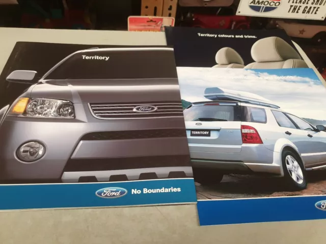 March 2004 FORD TERRITORY  Australian Sales Brochure SET