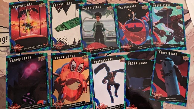 2022 Upper Deck Spider-Man Into the Spider-Verse It's Proprietary Complete set!