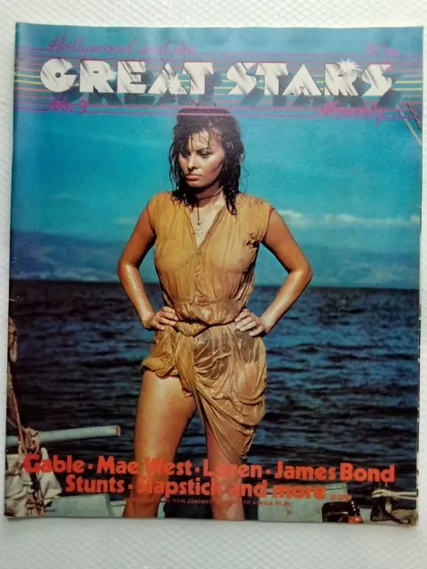 Hollywood Great Stars Monthly #3(1975).Vintage Film magazine.Very Good.Free Post