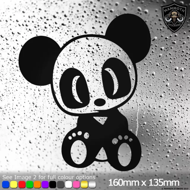 JDM Panda Car Sticker JDM DUB Euro Jap Drift Novelty Window Bumper Decal Vinyl