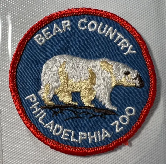 Parche Polar Bear Country Philadelphia Zoo Pennsylvania - sin usar