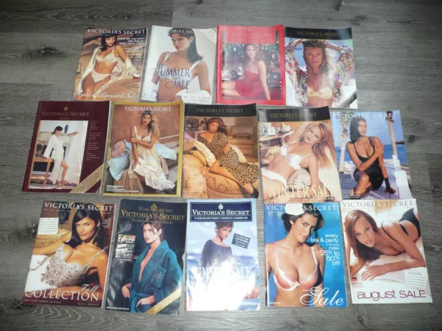 VTG LOT of 14 Victoria’s Secret London Catalogs Collection Rare 1990s