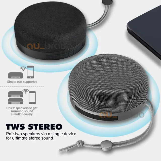 Waterproof Wireless Bluetooth Speakers Handsfree Mic Bathroom Shower Speaker 3