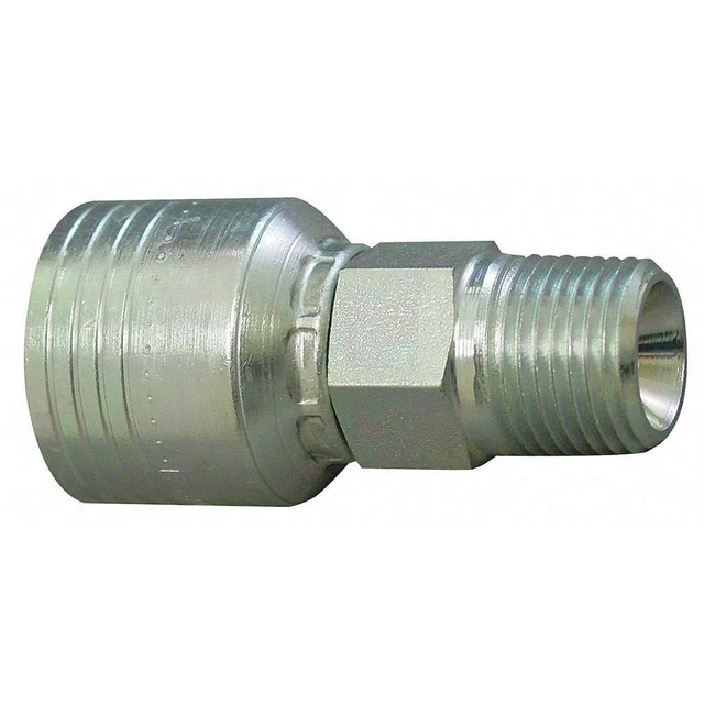 EATON AEROQUIP 4SA8MP8 Crimp Fitting,1/2" I.D.,1/2",M,NPTF