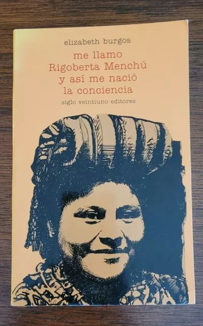 Nobel Prize Winner Book Autograph 1995 Peace Rigoberta Menchu Signed