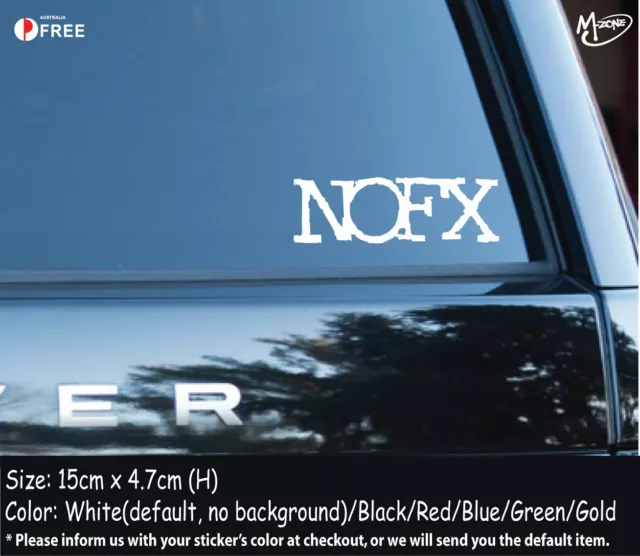 NOFX Stickers Reflective Car Decals Sticker Rock Band Best Gifts