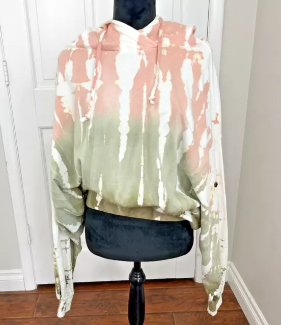 Young Fabulous & Broke Seaswee Geod "RAISSA" Tie Dye Hoodie Sweatshirt Size M/L