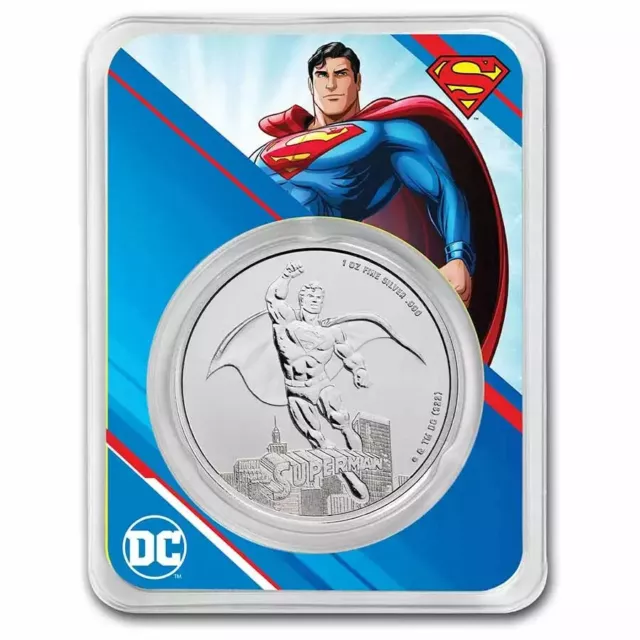 2023 Samoa 1 oz Silver DC Comics Superman BU (with TEP)