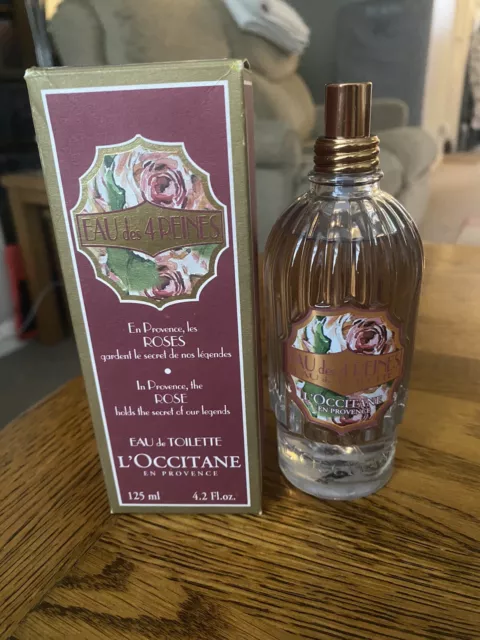 L’Occitane Rose Eau Des 4 Reines 125ml De Toilette BNIB (unsealed) DISCONTINUED 3