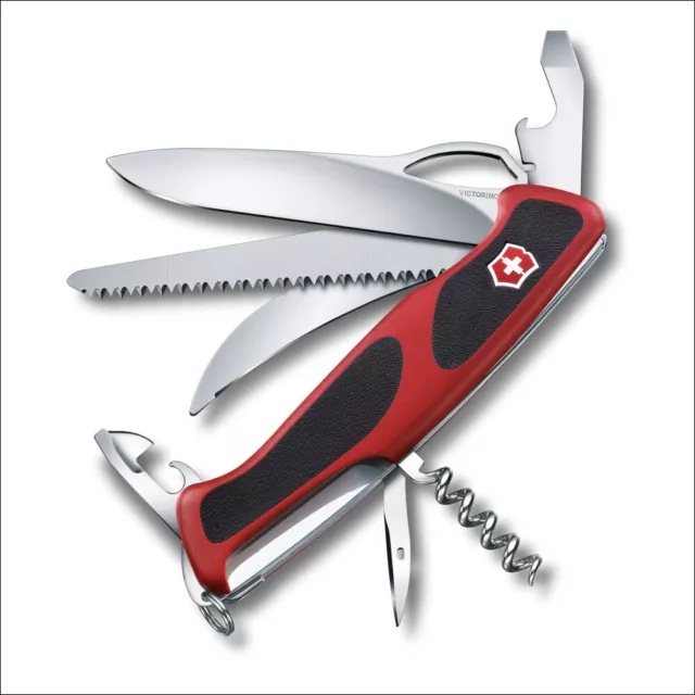 Victorinox Ranger Grip 57 Hunter - Couteau Suisse De Poche 130 Mm - 13 Fonctions