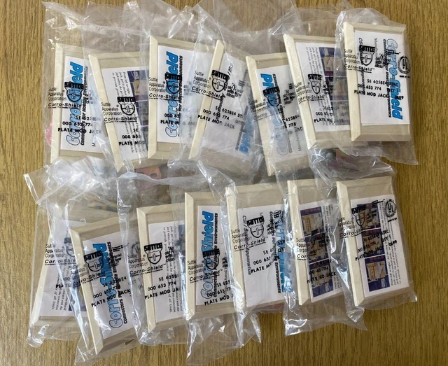 Lot of 14 - New sealed - Suttle SE-625BE4-52RC - Plate Mod Jack - Ivory
