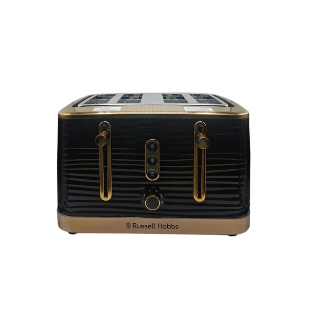 RUSSELL HOBBS 24385 Inspire Luxe Compact 4Slice Toaster 1800W Black