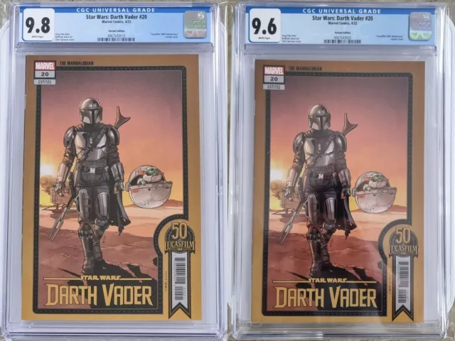 Star Wars: Darth Vader #20 - Sprouse Anniversary Variant (CGC 9.8/9.6, 2022)