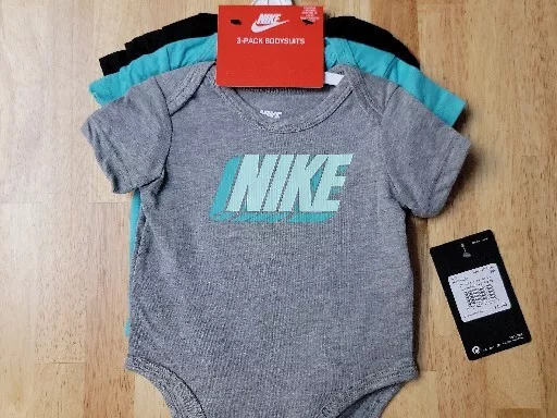 Nike Baby BodySuits 3 Pack 6 months