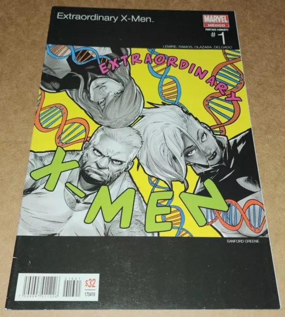 Htf Rare Extraordinary X-men 1 Foreign Variant Hip Hop Sanford Green De La Soul