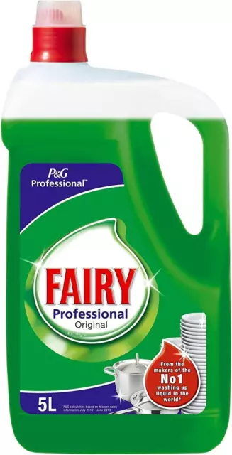 Fairy Green Washing Up Liquid 5ltr Bottle