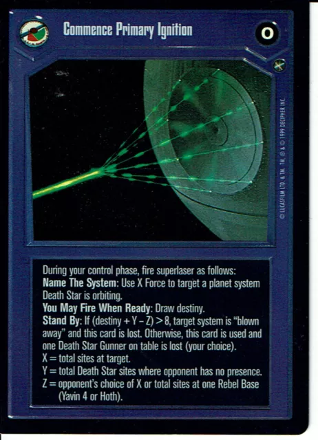 Star Wars Ccg Reflections Vrf Commence Primary Ignition