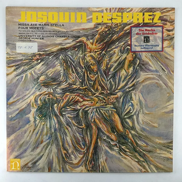 Lp 1975 -Josquin Desprez – Missa Ave Maris Stella / Four Motets George Hunter