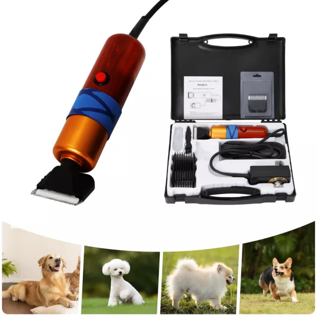 CGOLDENWALL DOG CLIPPERS 200W with 3m Power Cord 2 Blades Low