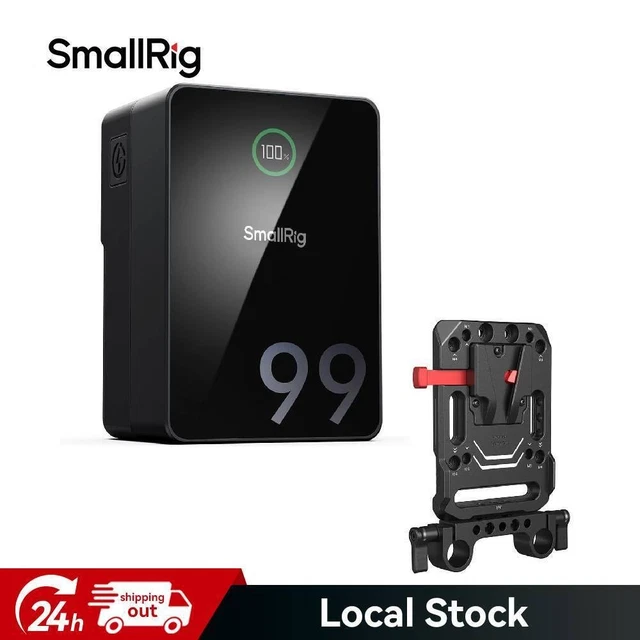 SmallRig V-mount バッテリー 99Wh / 6800mAh Amazon.com: SMALLRIG V Mount Battery VB99 Pro, 99Wh