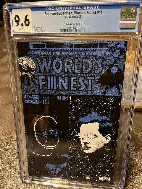 Batman Superman Worlds Finest #11 Jack White Stripes First Print Variant Cgc 9.6