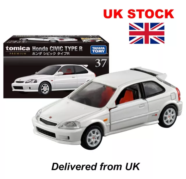 Takara Tomy Tomica No. 37 Honda Civic Type R 1/62 Mini Diecast Toy Car EK EK9