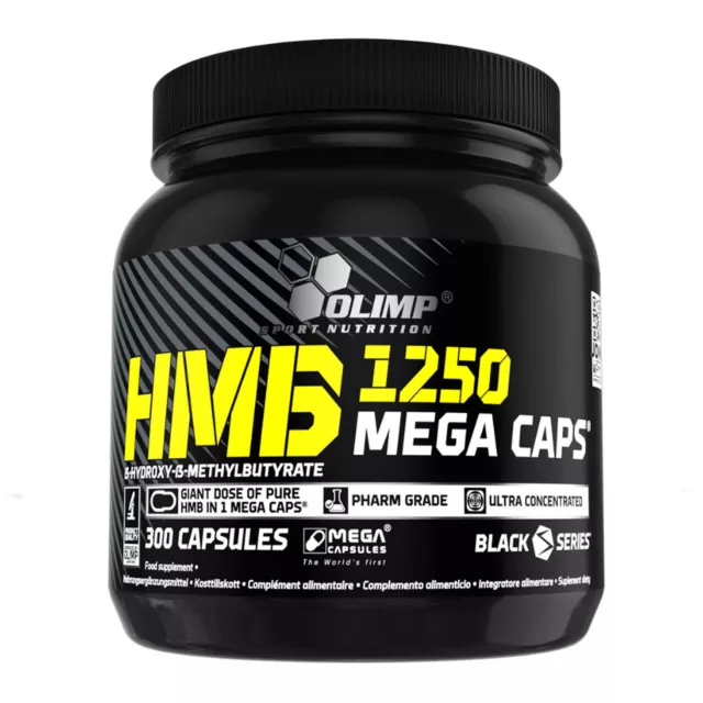OLIMP  HMB 1250  Muscle Builder , Recovery & Strength | 300 MEGA CAPS