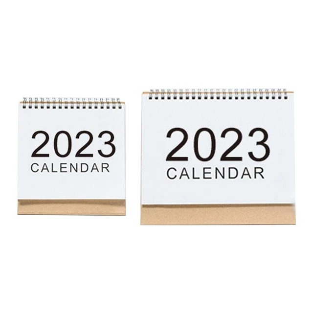 FLIP STANDING DESK Calendar, 2023 Mini Monthly Desktop Calendar Wall