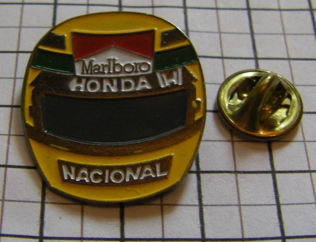AYRTON SENNA HELMET Pin Honda/McLaren, Marlboro, Nacional $14.99 - PicClick