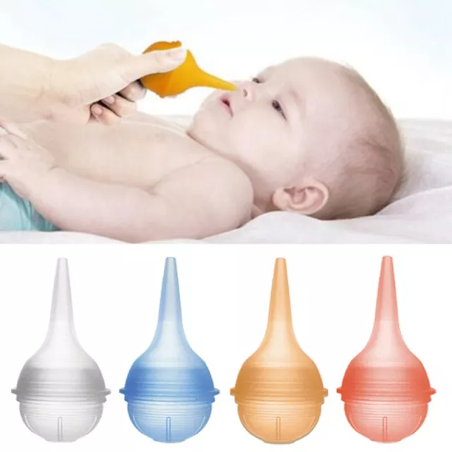 Baby Nasal Aspirator Nose Cleaner Vacuum Runny Tip Mucus Suction Handy Soft