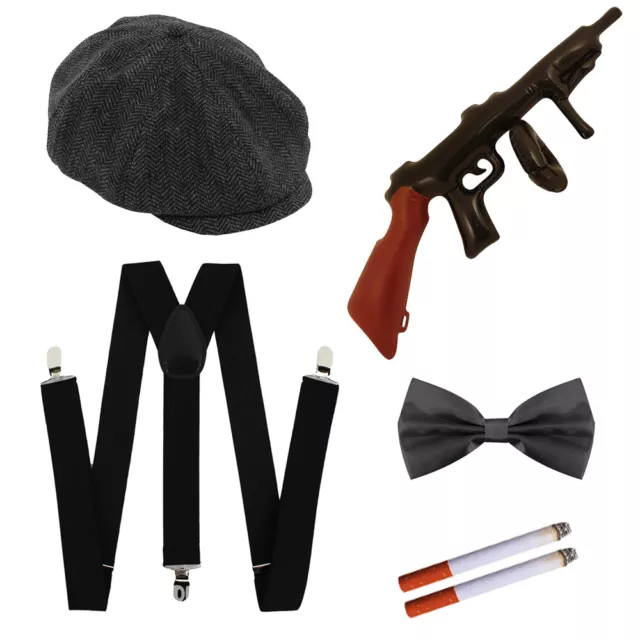 Set Accessori Gangster Britannico Anni '20 Film Tv Costume Accessorio