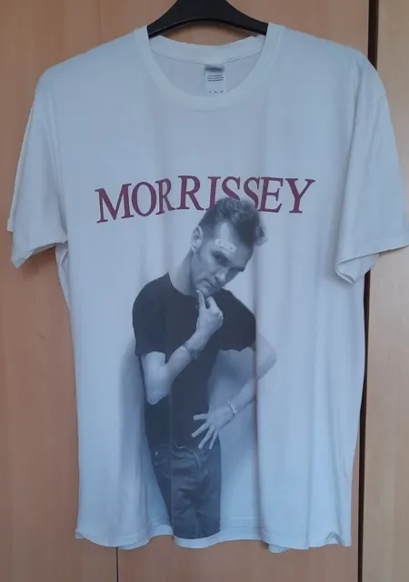 Morrissey World Tour 2016 Concert White T Shirt Size XL