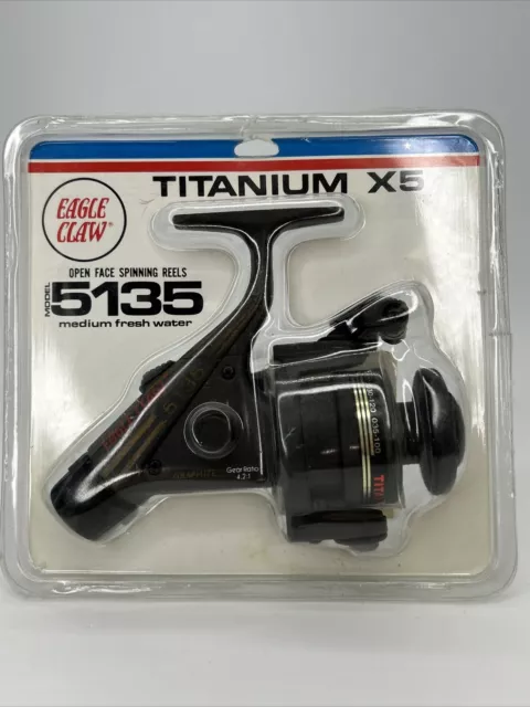 EAGLE CLAW OPEN Face Spinning Reel/Model XG 620/Box & Reel/Vintage/Fishing  NEW $34.96 - PicClick