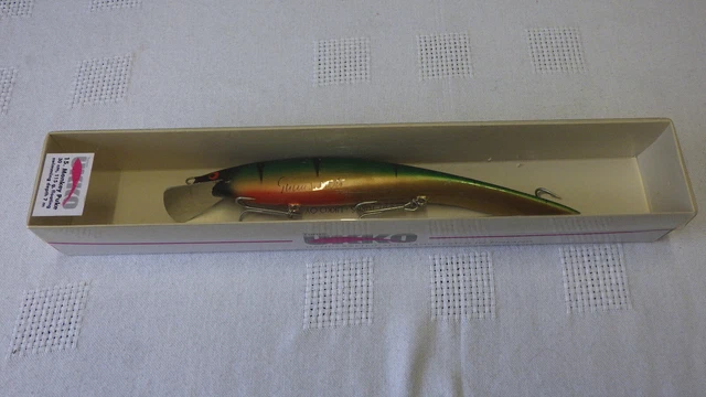 alter Wobbler Turus Ukko Finnland 30 cm in OVP ungefischt selten