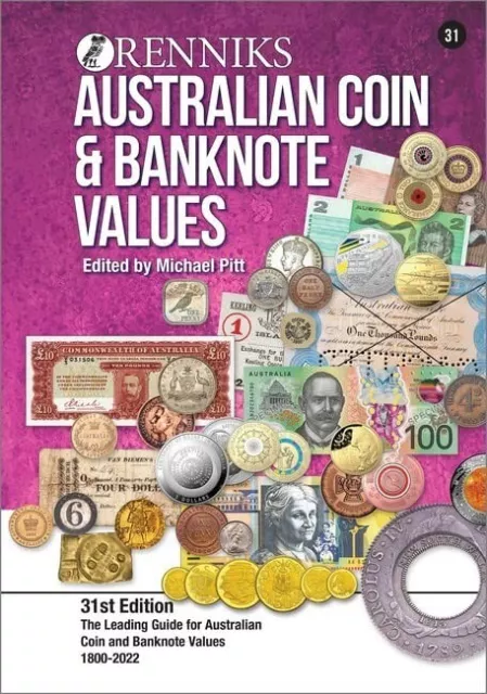 Renniks Australian Coin and Banknote Values 31st Edition - Paperback