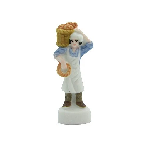 Fève de collection de la série _ Crèche Millenium _ Objet vitrine porcelaine min