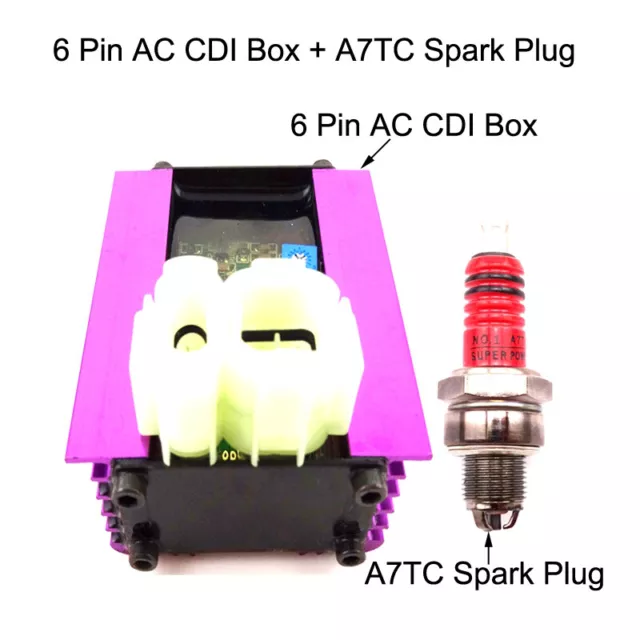 Bougie d'allumage AC CDI réglable course pour cyclomoteur 50cc 125cc 150cc ATV GY6