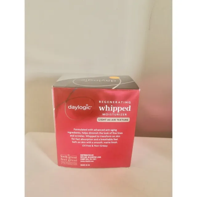 Daylogic Regenerating Whipped Moisturizer, Light As Air Texture, New With Box T2