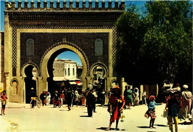 CPM AK Fez- Porte Boujeloud MAROC (880423)