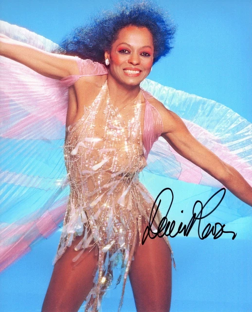 10x8 Photo Personally Autographed by Diana Ross & COA