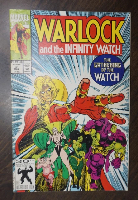 Warlock and the Infinity Watch #2 (Mar 1992) CGC 9.6 Infinity Gauntlet aftermath