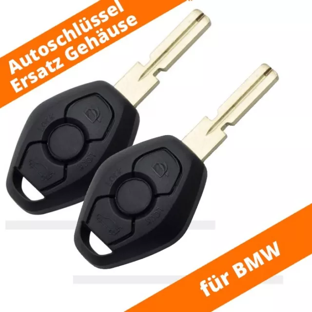 BMW Schlüssel Gehäuse 3 Tasten - Schlüsselblatt HU58 - After