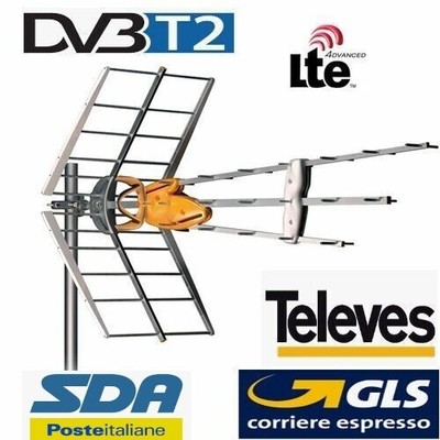 Televes Televes 149922 Antenna DAT BOSS UHF 2do Dividendo Digitale LTE700 