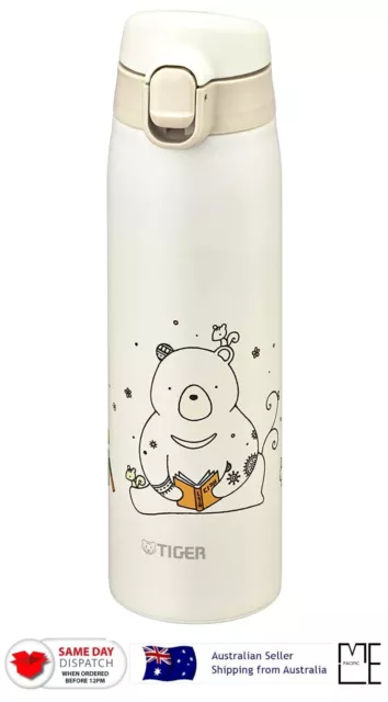 Tiger Vacuum Insulated Bottle 500ml Ultra Light Stainless Steel Thermal BEAR