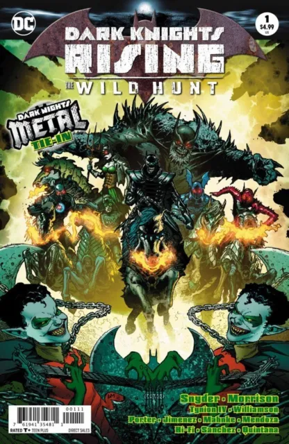 DC Comics Dark Knights Rising: The Wild Hunt #1  Modern Age 2018 Foil Cover