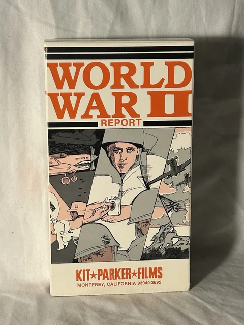 WORLD WAR II Report VHS Kit Parker Films Authentic WWII Newsreels Vol 4 ...