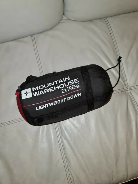 Mountain warehouse extreme on sale lightweight down sleeping bag